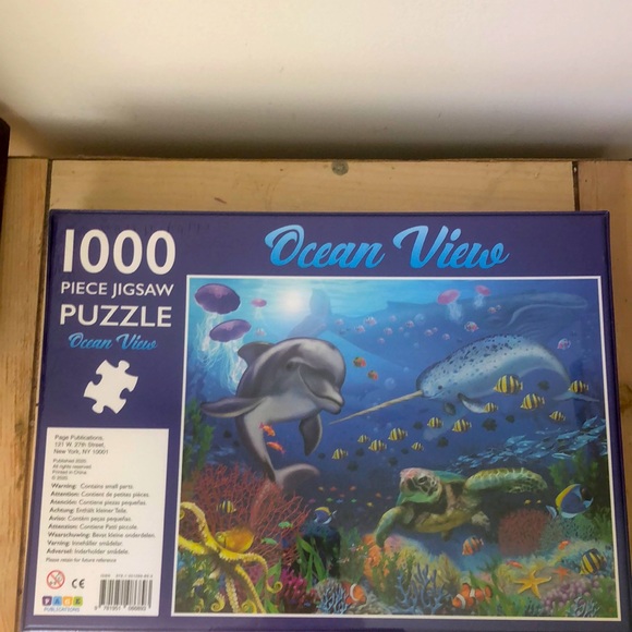 1000 piece Ocean View jigsaw puzzle - Picture 2 of 2